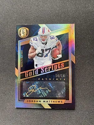 2018 Panini Gold Standard Jordan Matthews Auto #ed 4/14 Bills • $14.99