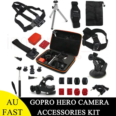 $29.99 • Buy GoPro Accessories Kit Case Chest Monopod Mounting GoPro Hero Bag 1 / 2 / 3 /3+/4