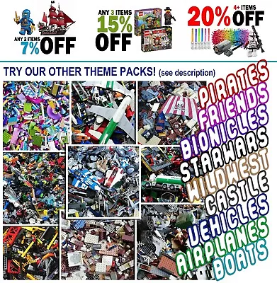 Lego - 1 Kg (x850 Pc's) Creativity Pack(s) Choose Your Theme! + Free Lego Tool • $72.50