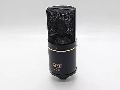 MXL 770 Microphone Large-diaphragm XLR Studio Condenser Mic Black • £83.99