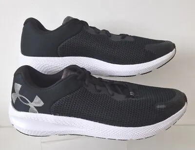 UNDER ARMOUR Charged Pursuit 2 Trainer Sneaker BLACK 3024138 MENS Size UK 12 NEW • £34.90