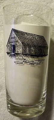 Vintage MOORMAN'S Feed 1885 BARN Moormans Drinking GLASS Nice • $11.99