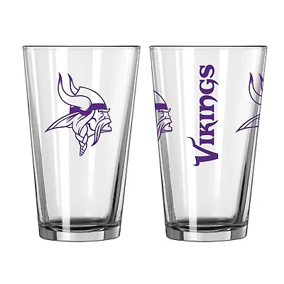 Minnesota Vikings Boelter NFL Game Day 16oz Pint Glass(1) • $19.99