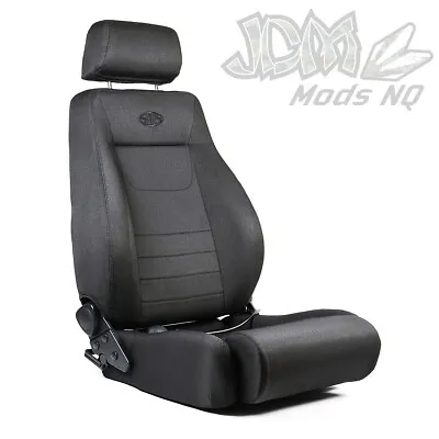 SAAS 4x4 Seat Black Cloth ADR Compliant SB1001 • $509
