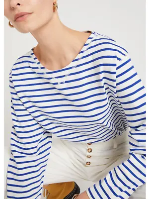 NWT Alex Mill Lakeside Blue Striped Tee XS GOOP • $74.99