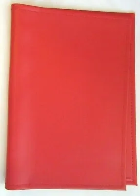 Big Book Plain RED LARGE PRINT Vinyl  Book  COVER • $23.99