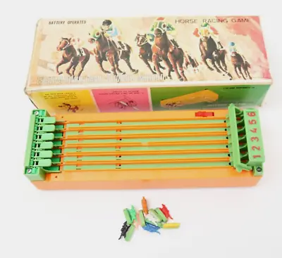 Vintage Bandai Battery Operated THE DERBY Horse Race GameWORKS.... • $29.95