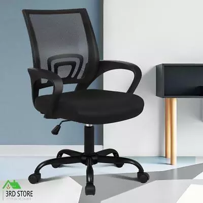 ALFORDSON Mesh Office Chair Executive Gaming Seat Computer Racing Work Black • $59.40