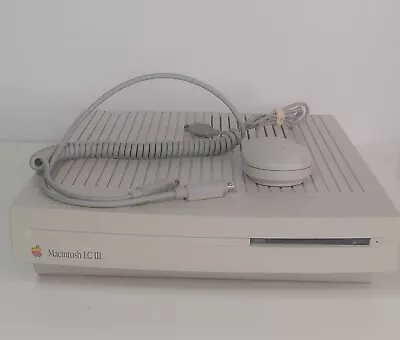 Vintage Apple Macintosh LC IIl Computer With Connector Cord & Mouse  • $145.82