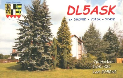 £2.99 • Buy 1 X QSL Card Radio Germany DL5ASK Upper Franconia 2010 ≠ S856