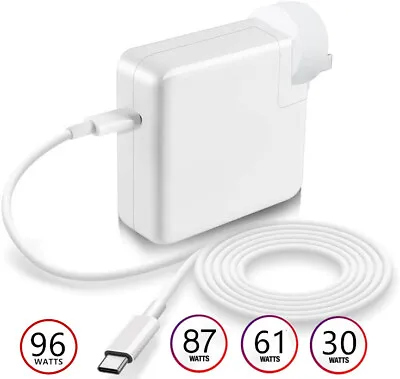 30W 61W 87W 96W USB-C Power Adapter Type C For Apple Macbook Air Pro Laptop • $25.99