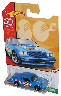 Hot Wheels 50th '80s (2017) Blue Buick Grand National Toy Car 5/10 - (Minor Wear • $14.98