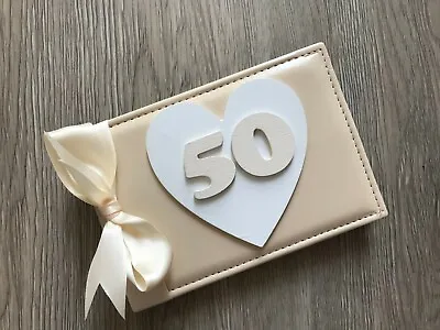 £14.95 • Buy Personalised Milestone 50th Birthday Traditional 6x4 Slip In Photo Album Gift