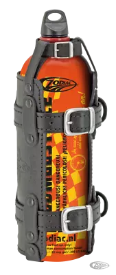 Petrol Fuel Bottle + Black Texas Leather Holder Petrol Of Emergency • $209.23