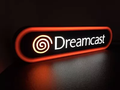 Dreamcast 3d Printed Led Sign (JPN Ver.) • $20