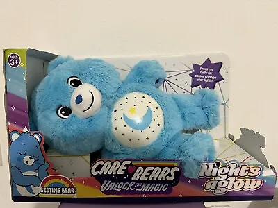 Care Bears Unlock The Magic Nights A Glow Bedtime Bear - Blue • $42
