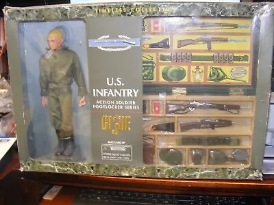 G.I. Joe Timeless Collection Action Soldier Wooden Footlocker Series US Infantry • $69.99