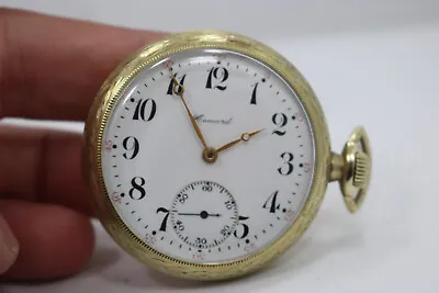 1905 E.howard Series 3 17j 16s Open Face Pocket Watch Gold Warranted • $275