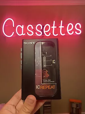 Sony TCM-R2 Portable Cassette Player Recorder 80s Vintage Japan JDM Walkman Type • $35