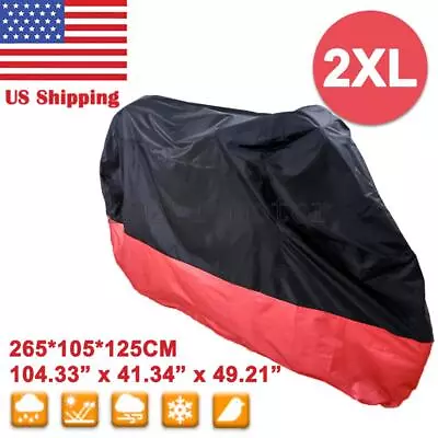 XXL Motorcycle Cover Protect For Yamaha Virago 250 535 700 750 Road Star XV1700 • $25.37