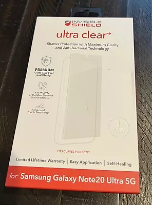 $21.99 • Buy Zagg InvisibleShield Ultra Clear+ Screen Protecto Samsung Galaxy Note20 Ultra 5G