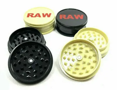 £2.99 • Buy RAW NO1 Magnetic Grinder 60mm 3 Part Shark Teeth Plastic Tobacco Herb Crusher 