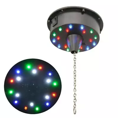 Battery Operated LED Mirror Glitter Ball Rotating Motor Party Lighting NEW • £22.99