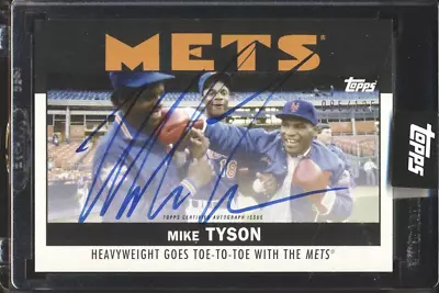 Mike Tyson 2021 Topps 30 For 30 Once Upon A Time In Queens 1986 AUTO 085/125 • $210.50