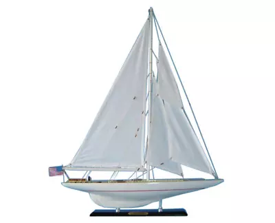 $117.99 • Buy Intrepid 1967 America's Cup 12 Meter Yacht Wooden Model 20  Sailboat New