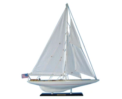 $117.99 • Buy Intrepid 1967 America's Cup 12 Meter Yacht Wooden Model 20  Sailboat New