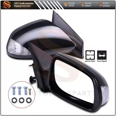 Side View Mirrors Power For 2005-10 Scion Tc Black Power Turn Signal Light Pair • $82.75