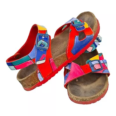 £45 • Buy Birkenstock Rare Design Papillio Ankle Strap Sandals  Size EU 36 UK  3.5 Regular