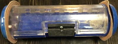 $50 • Buy Vintage Blue Bank Vac Tube Canister Vintage Teller Drive Thru Vacuum Drive-Up