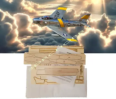 F-86D Sabre Jet 64  Wingspan RC Airplane Kit Laser Cut Balsa Ply Short Kit +Plan • $274.99