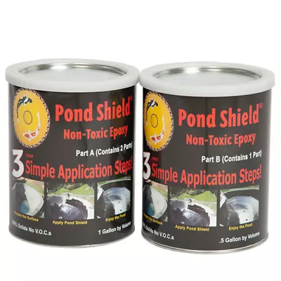 Pond Armor Pond Shield Non-Toxic Epoxy Paint - 1.5 Gallon CLEAR • $232.95