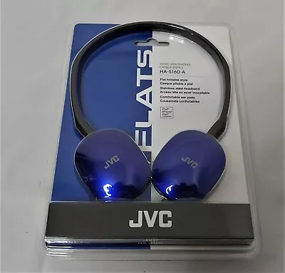 JVC Flats Stereo Headphones (HA-S160-A) Vintage Walkman - Brand New • $23.99