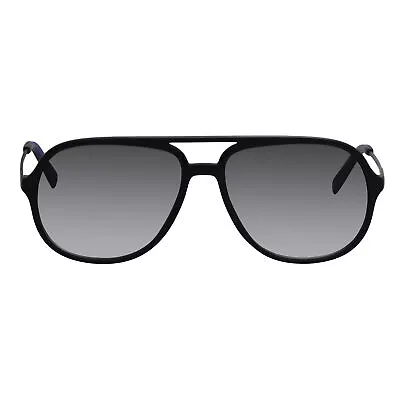 Salvatore Ferragamo SF 999S 002 Matte Black Plastic Sunglasses Grey Gradient • $77.60