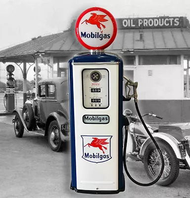 Mobil Gas Model 39 Tokheim Full Size Gas Pump - Vintage Petroliana Style • $3249.99