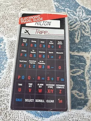 TRIPP Electronic Travel Guide Calculator Rare #600 Made In U.S.A Used  • $32