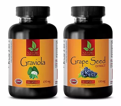 Monster Energy Juice – GRAVIOLA - GRAPE SEED EXTRACT COMBO - Graviola Soursop • $36.09