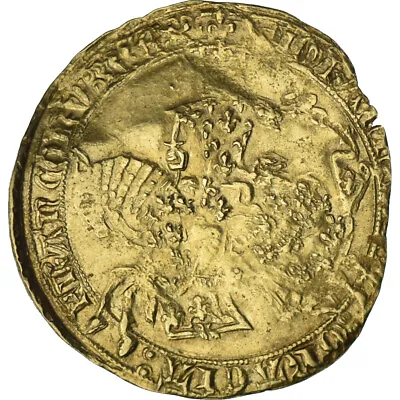 [#1270065] France Jean II Le Bon Franc à Cheval 1360-1364 Gold AU(55-58) • $3943.50
