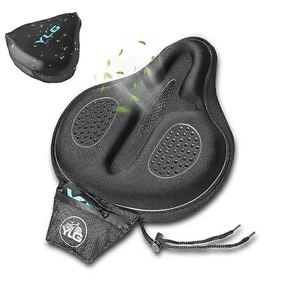 Bike Seat Cushion - Memory Foam Padded Noseless Bike Seat Cover For Men Women... • $37.62