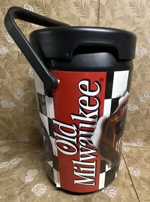 Vintage Old Milwaukee NASCAR Racing  Can Cooler Kooler Kraft Ice Chest Bucket • $79