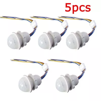 5X PIR Infrared Motion Sensor Detector 110V Smart Switch Light Lamp Switch Auto • $14.69