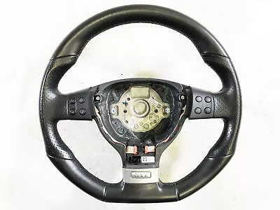 06-09 VW GTI MK5 Flat Bottom Steering Wheel MANUAL 6MT *GOOD SHAPE* OEM 07 08 • $139.95