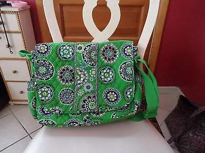 £47.91 • Buy Vera Bradley Messenger Laptop Bag In Cupcake Green
