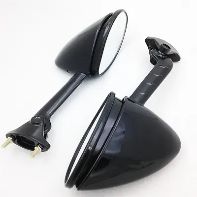 For Kawasaki ZZR 1400 ZX14R 2006-2011 Black OEM Racing Mirrors With Turn Signals • £65.94