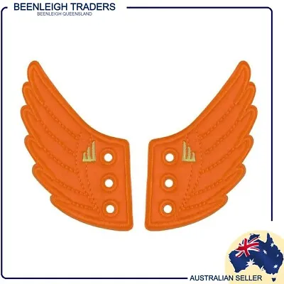 Shwings NEON ORANGE WINGS Shoe Wings - Makes Old Shoes New Makes New Shoes Fly! • $5.14