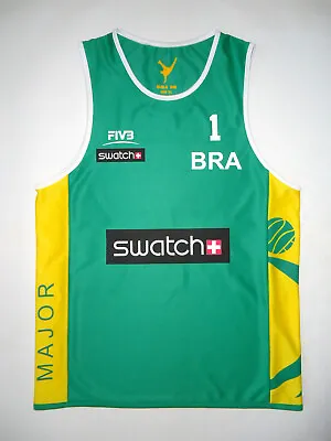 Beach Volleyball Jersey ALISON/BRUNO BRAZIL Size S M L XL 2XL New • $35