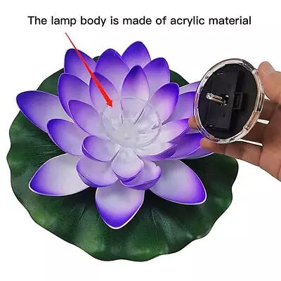 (6) FloatingNight Light Outdoor Garden Pool Pond Decoration Solar Energy • £9.53